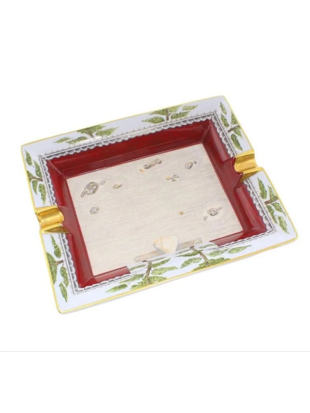 Hermes Ashtray Case White